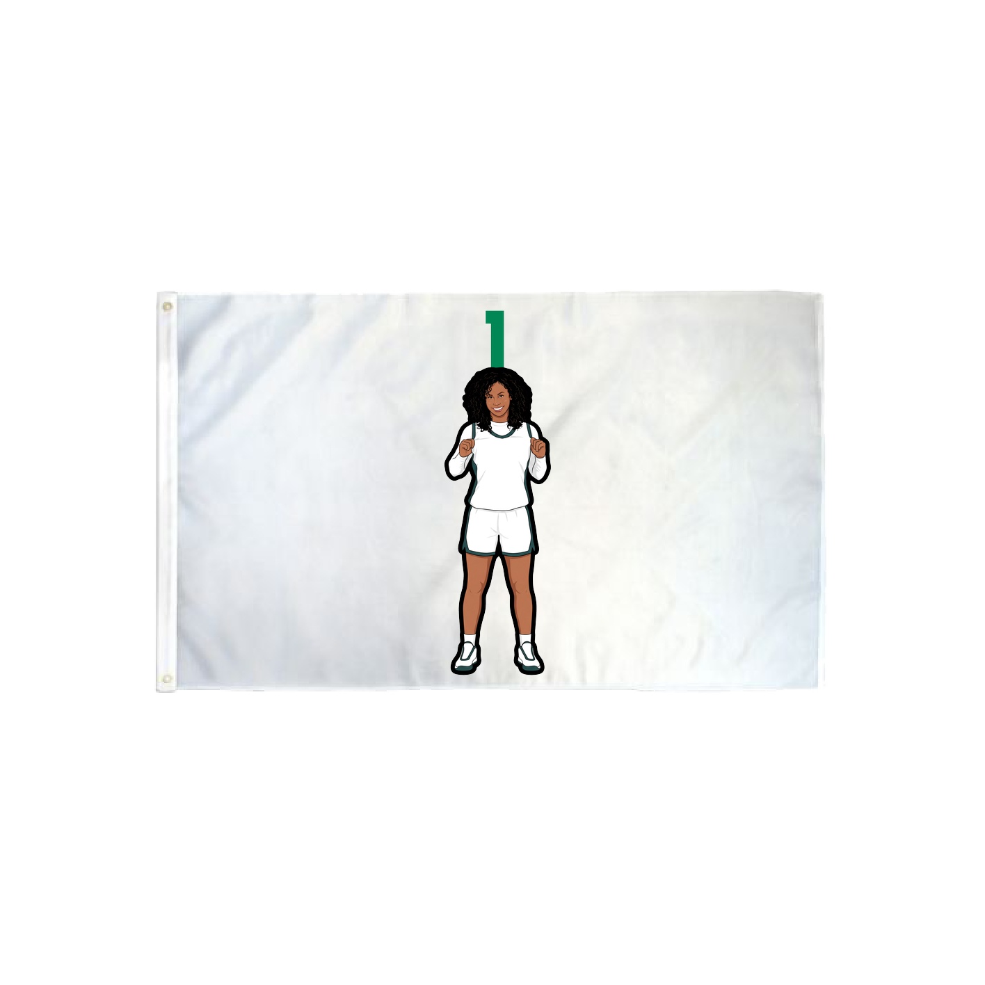 3x5 Flag — Number Top in Classic