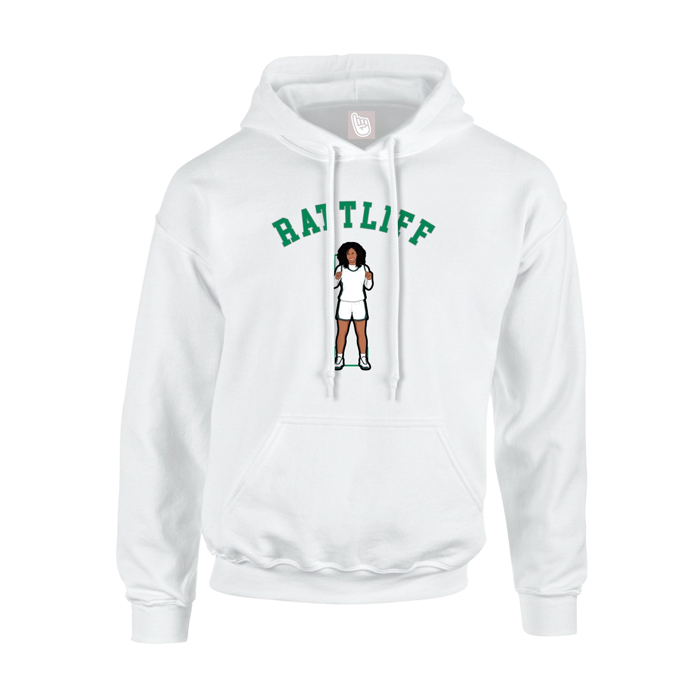 Hoodie — Shirsey Arch in White