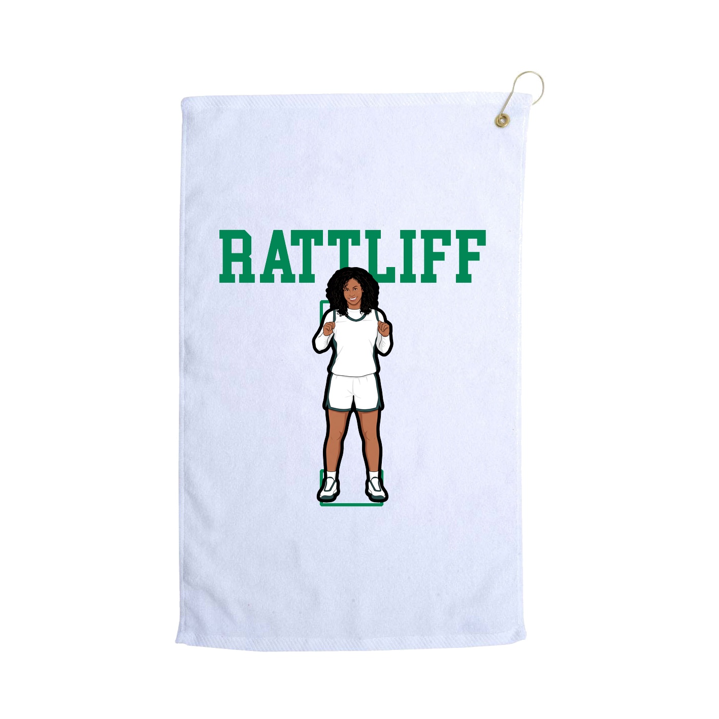 Golf Towel — Shirsey in White