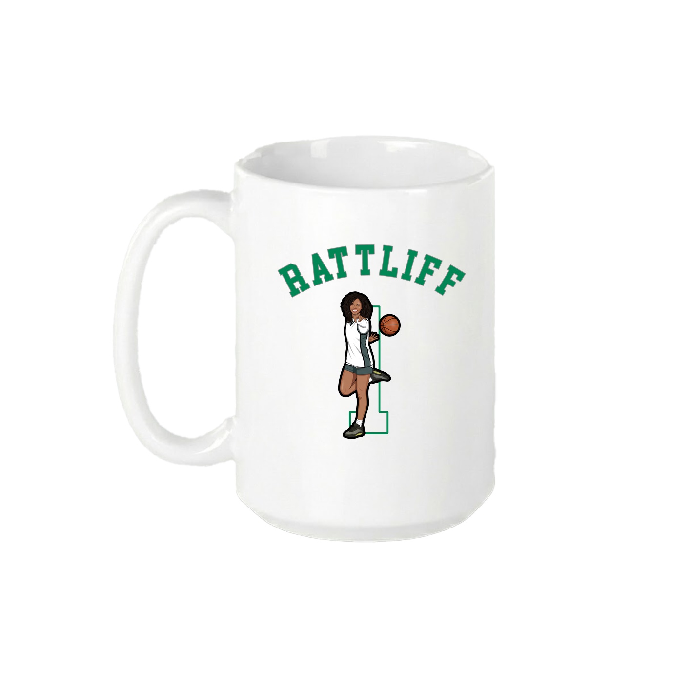 15oz Coffee Mug — Shirsey Arch in White
