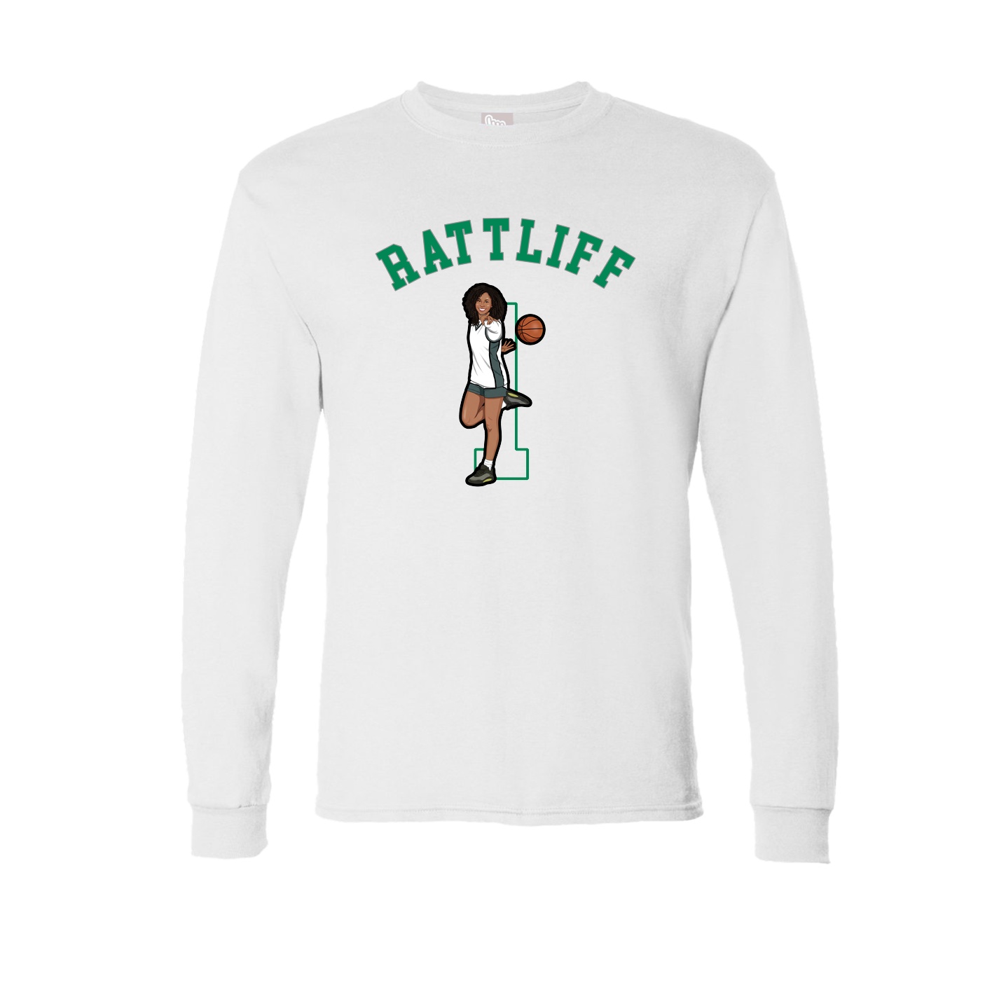 Long Sleeve Tee — Shirsey Arch in White