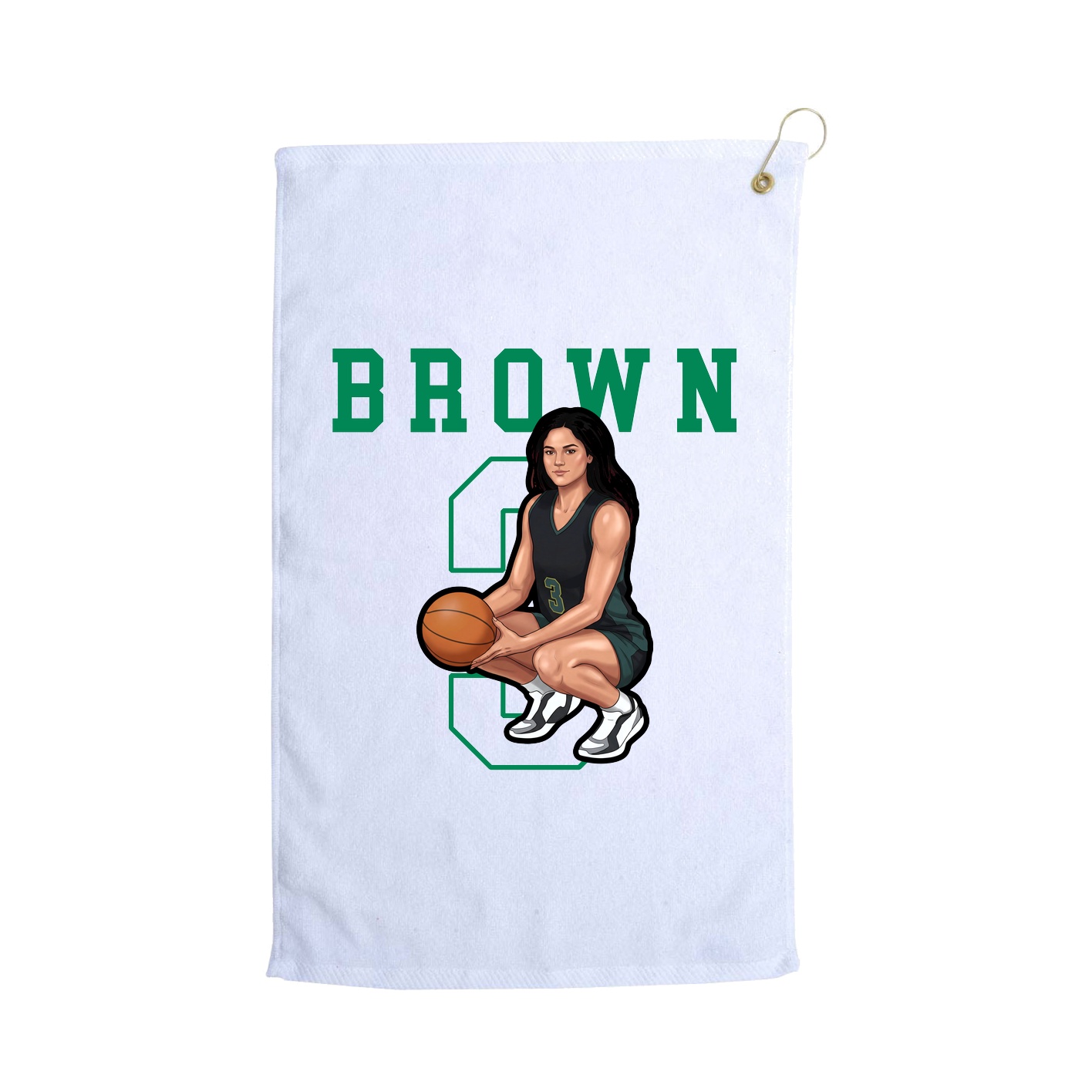 Golf Towel — Shirsey in White