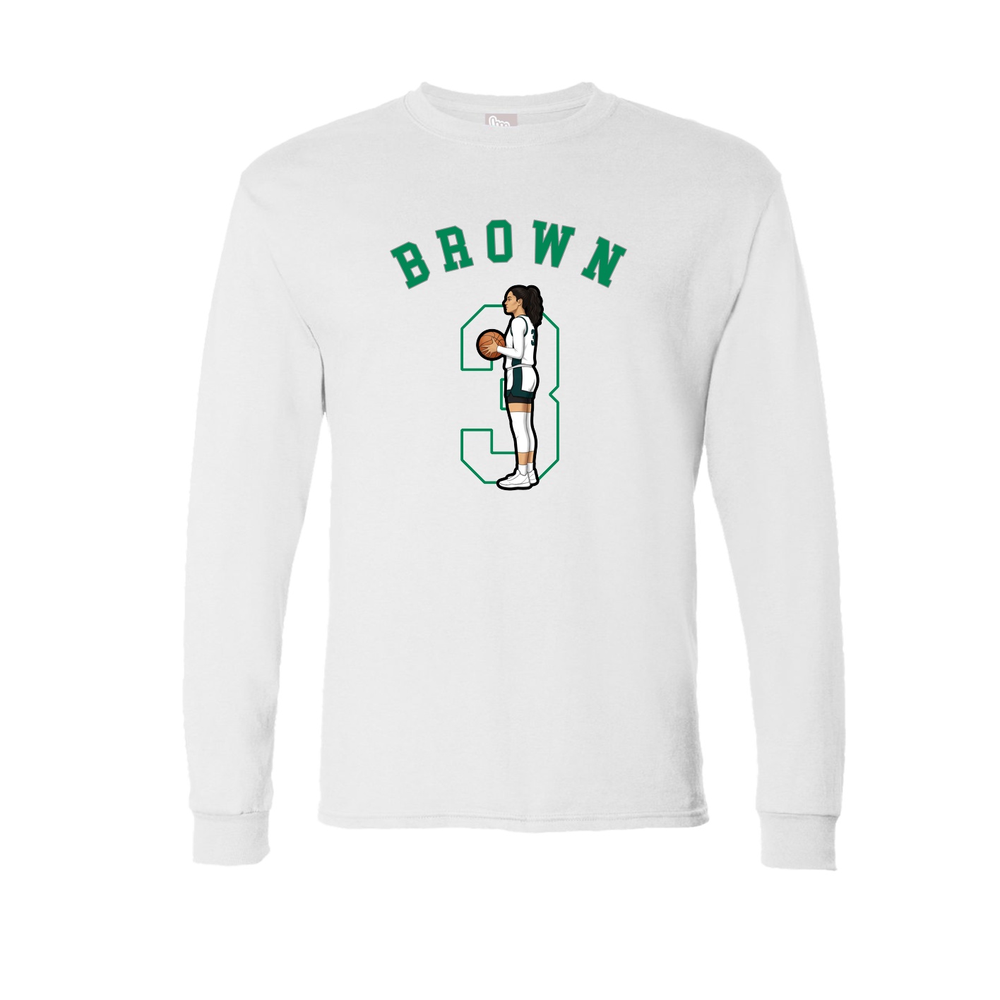 Long Sleeve Tee — Shirsey Arch in White