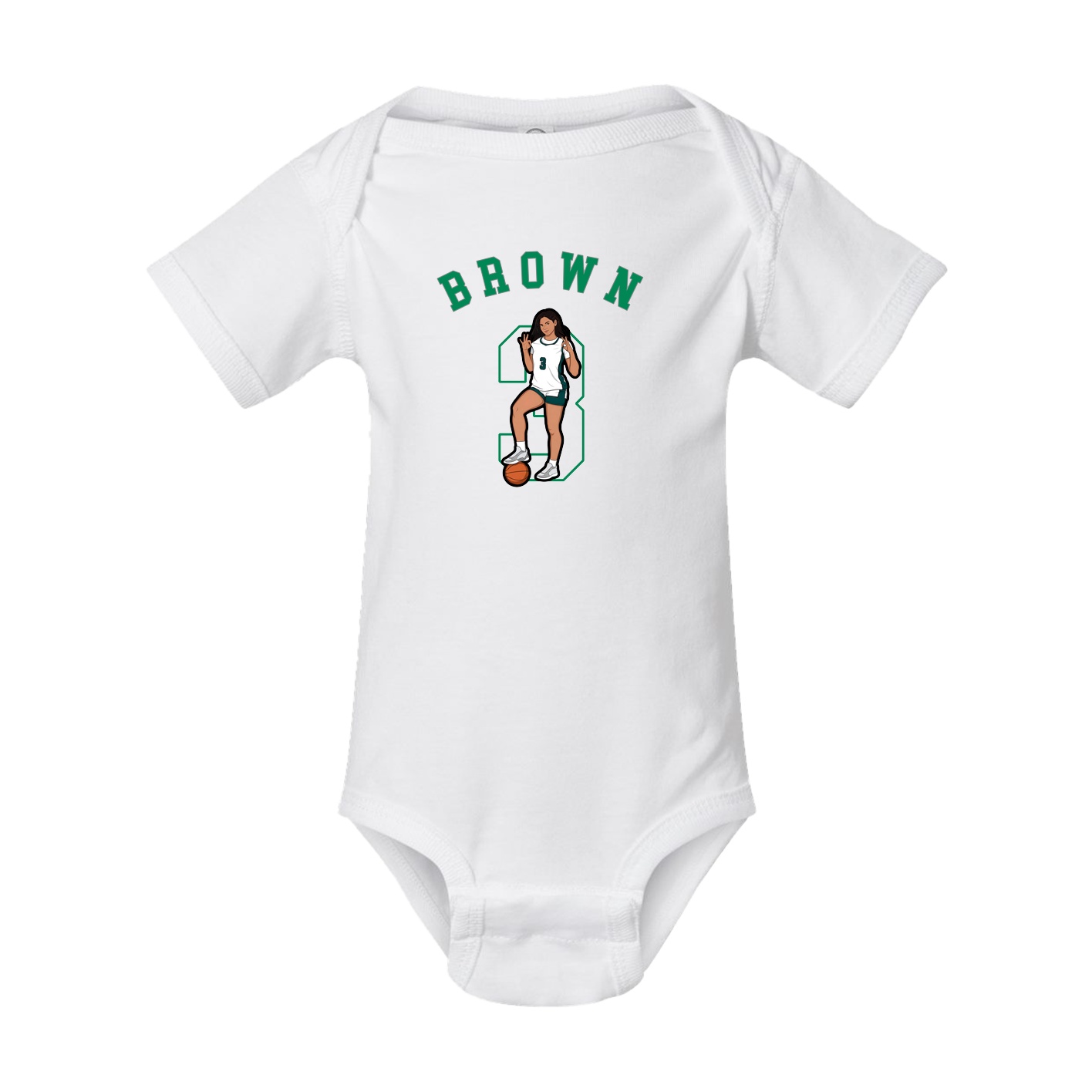 Baby Onesie — Shirsey Arch in White