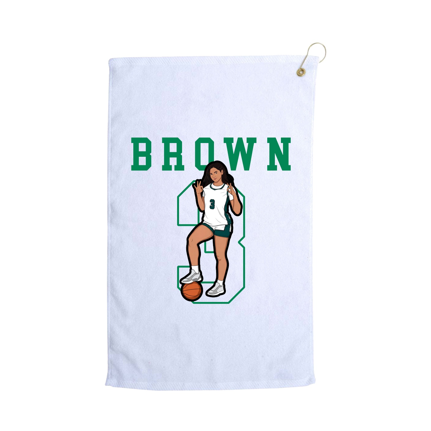 Golf Towel — Shirsey in White