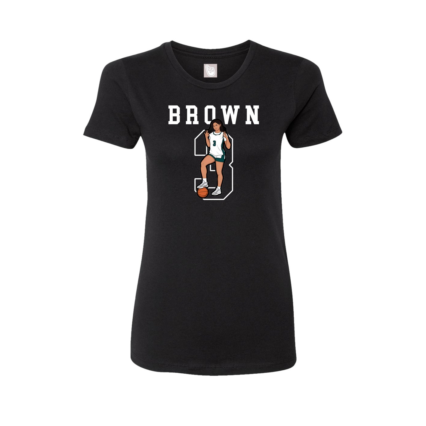 Fitted Women's Tee — Shirsey in Black