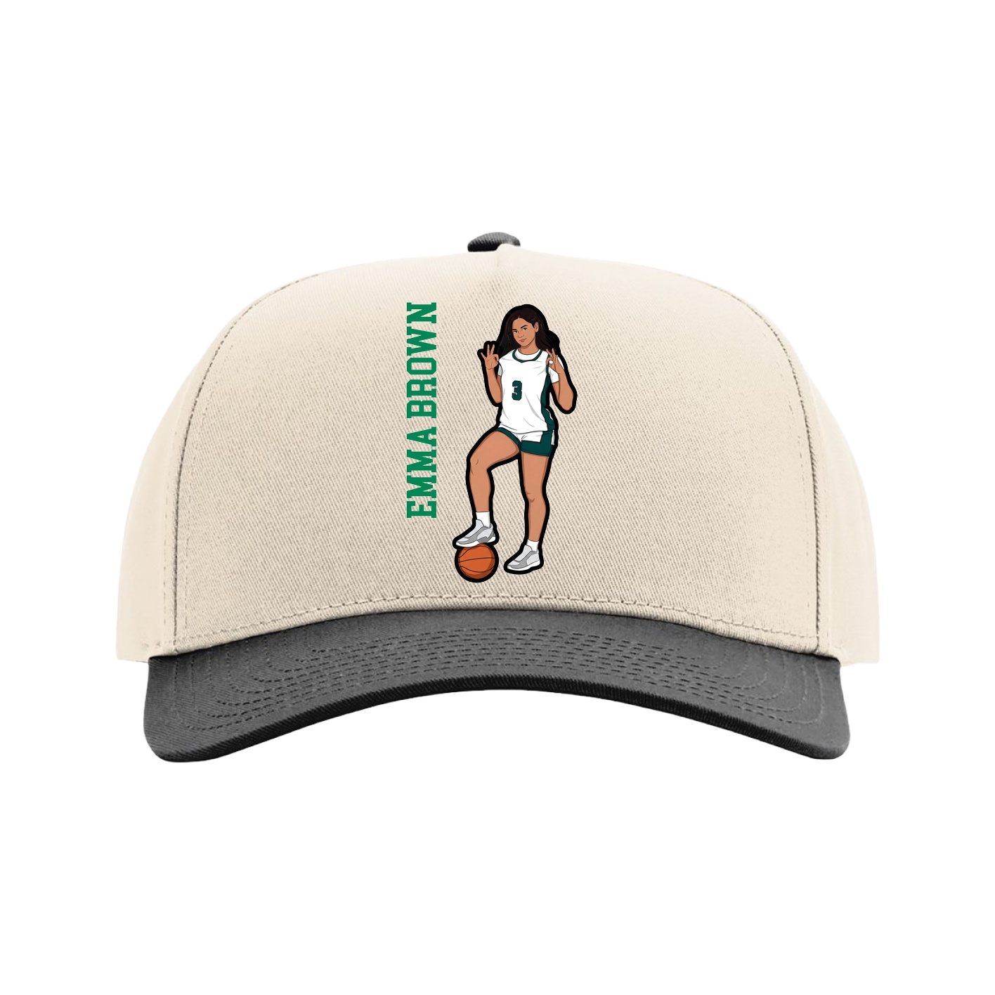 Full Fabric Five-Panel Champ Cap