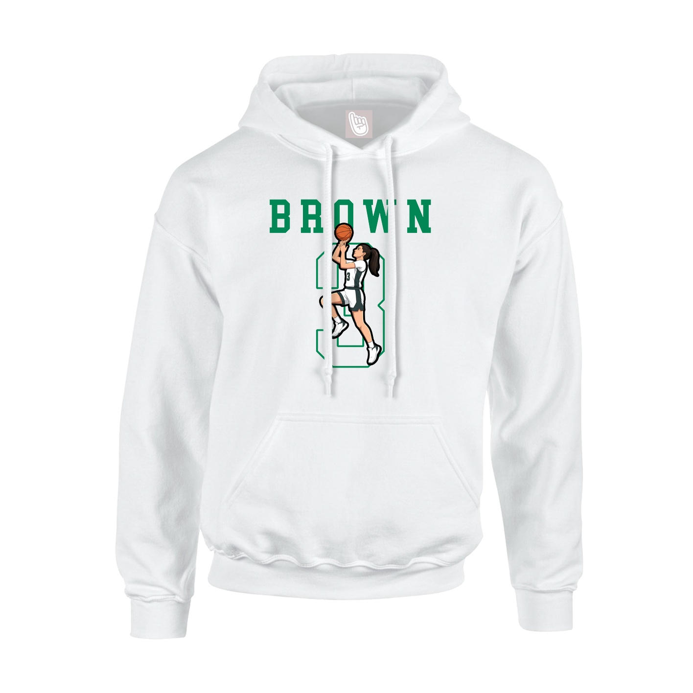 Hoodie — Shirsey in White