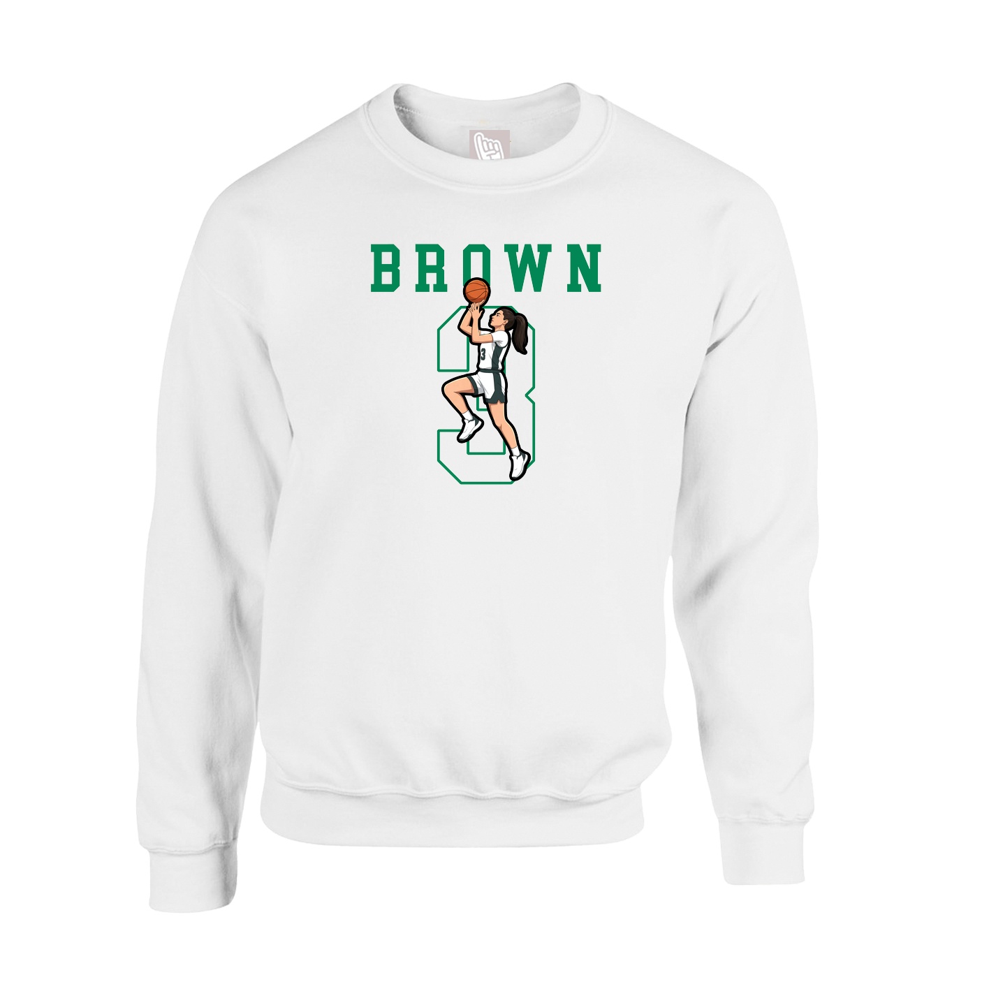 Fleece Crew — Shirsey in White