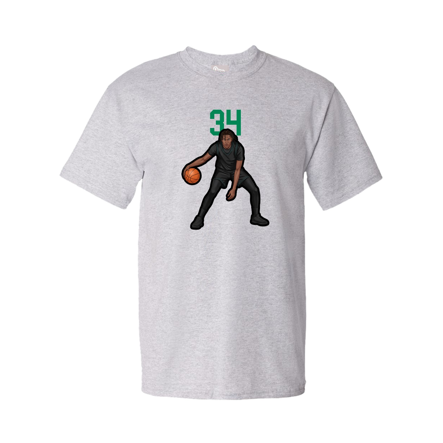 Tee — Number Top in Grey