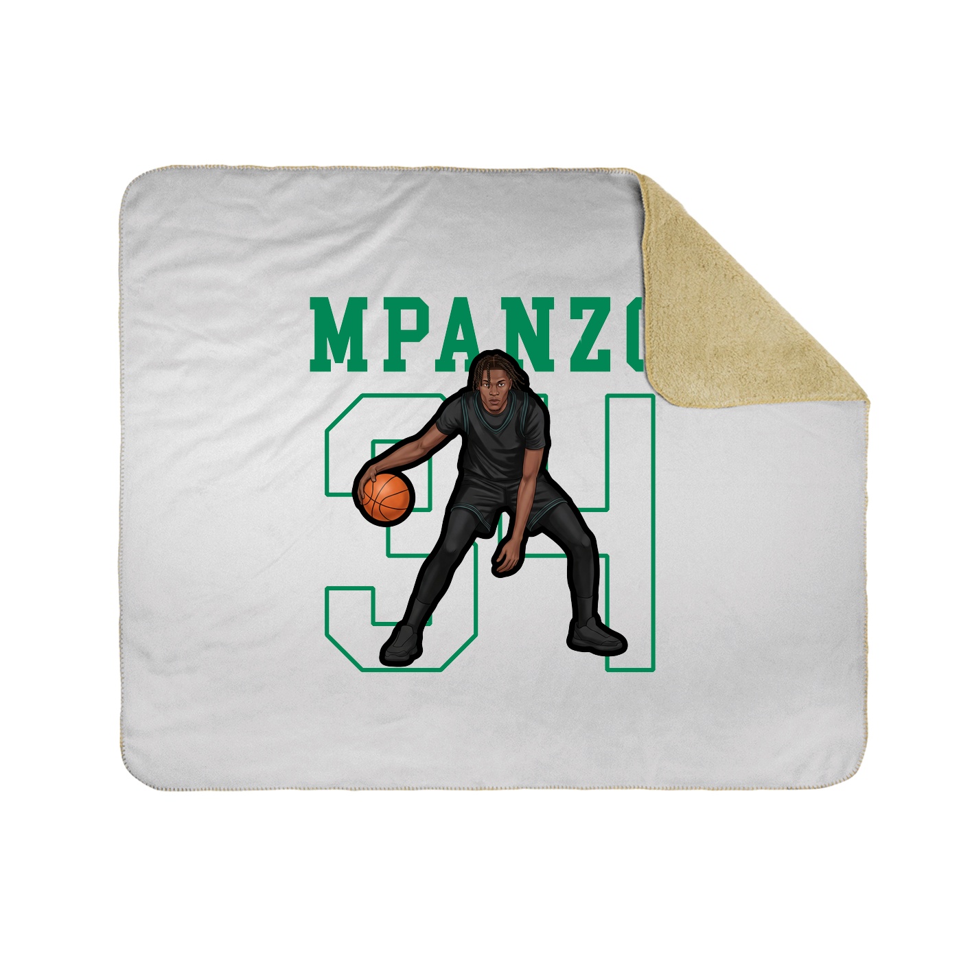 Throw Blanket — Shirsey in White