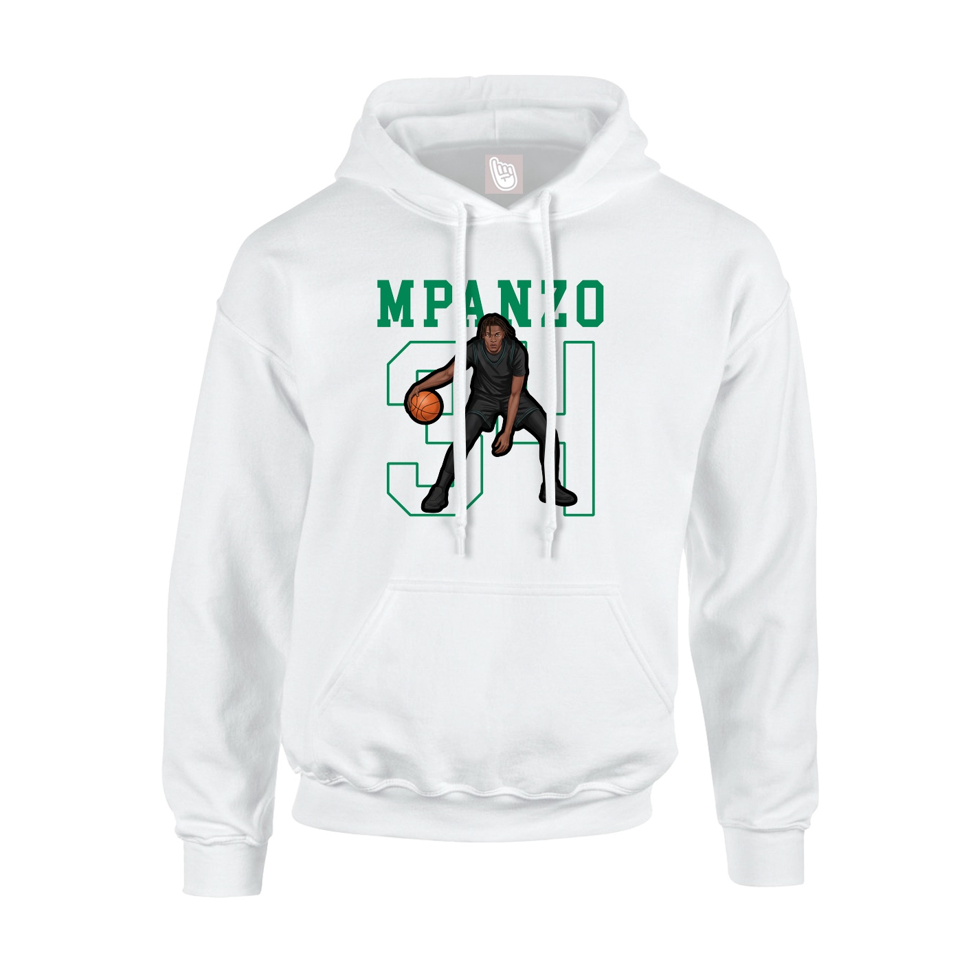 Hoodie — Shirsey in White