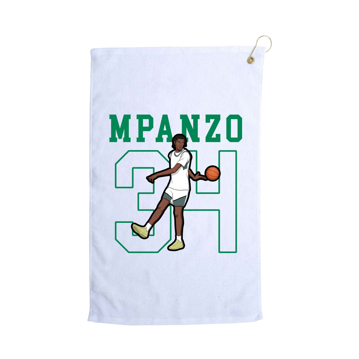 Golf Towel — Shirsey in White