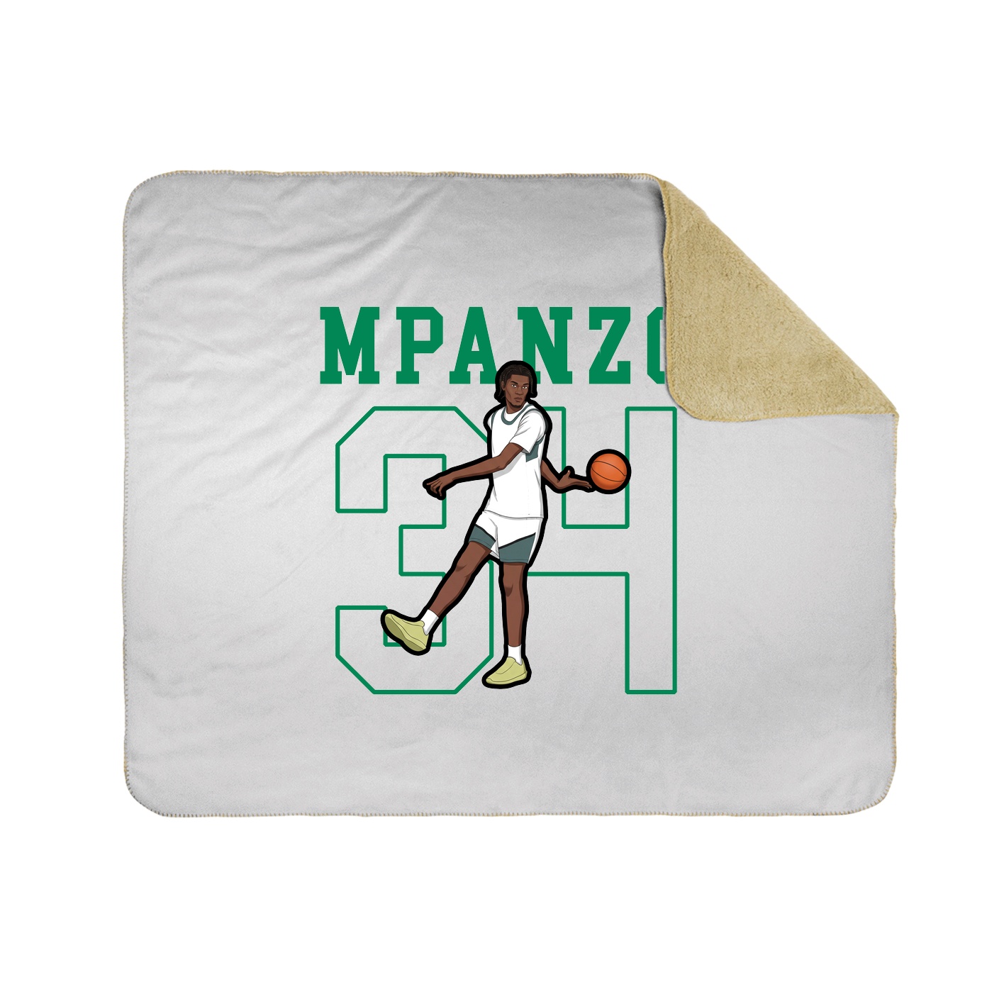Throw Blanket — Shirsey in White
