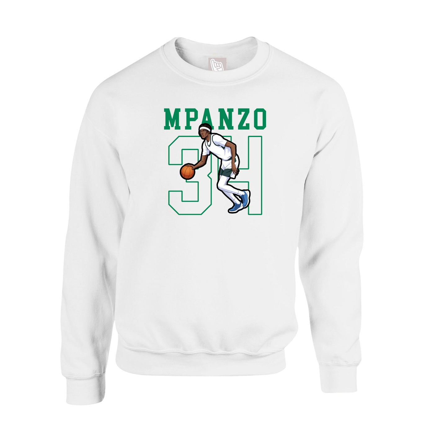 Fleece Crew — Shirsey in White