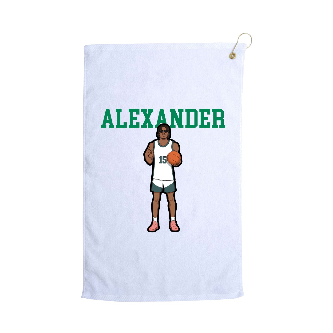 Golf Towel — Shirsey in White