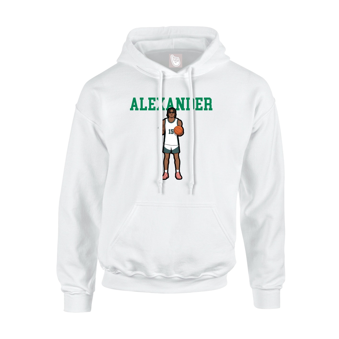 Hoodie — Shirsey in White