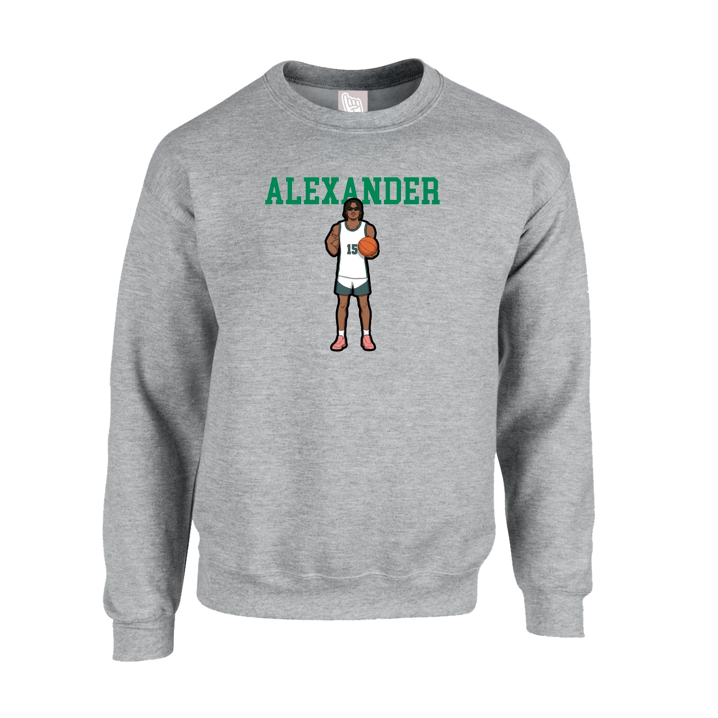 Fleece Crew — Shirsey in Grey