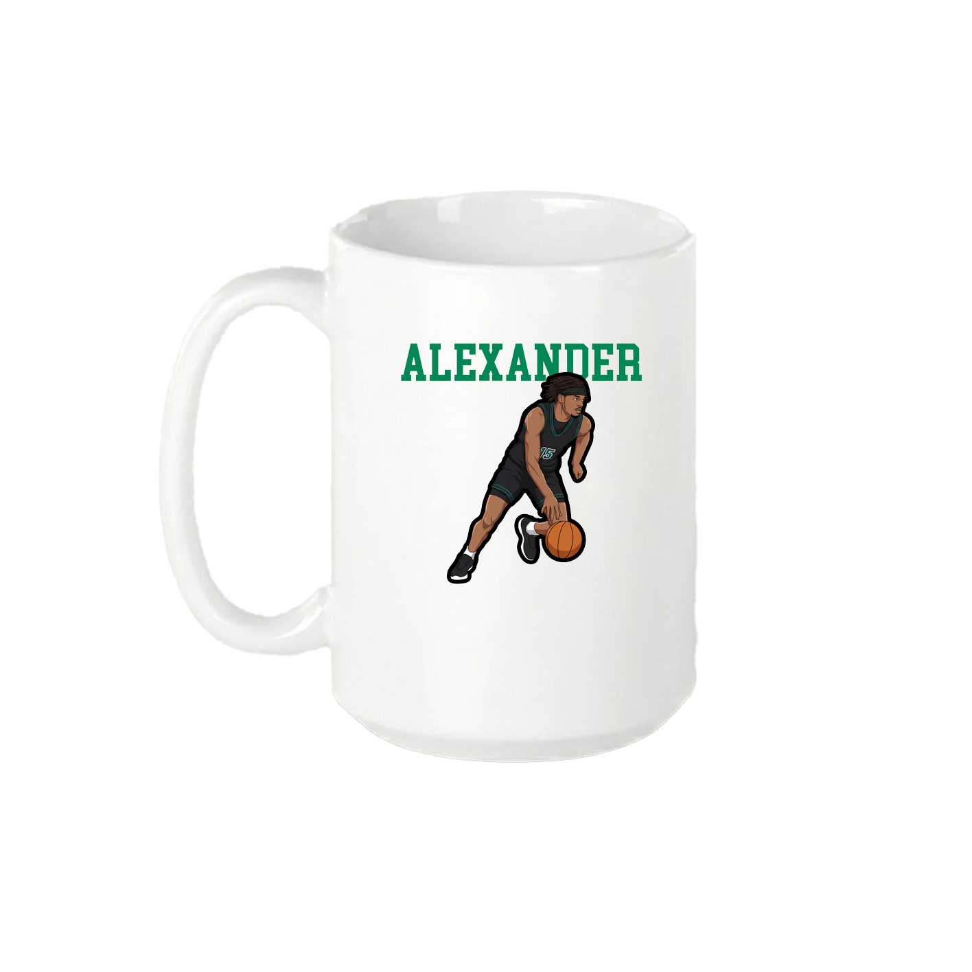 15oz Coffee Mug — Shirsey in White