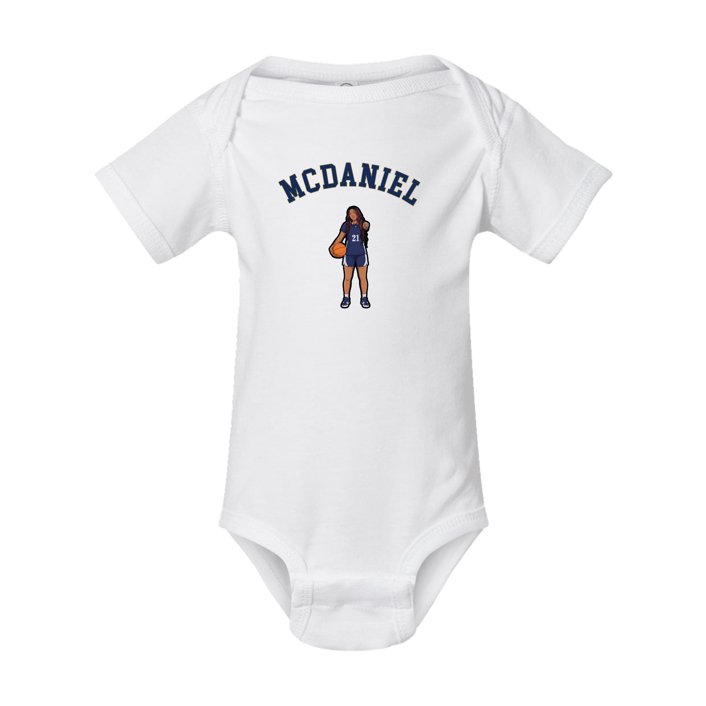 Baby Onesie — Shirsey Arch in White