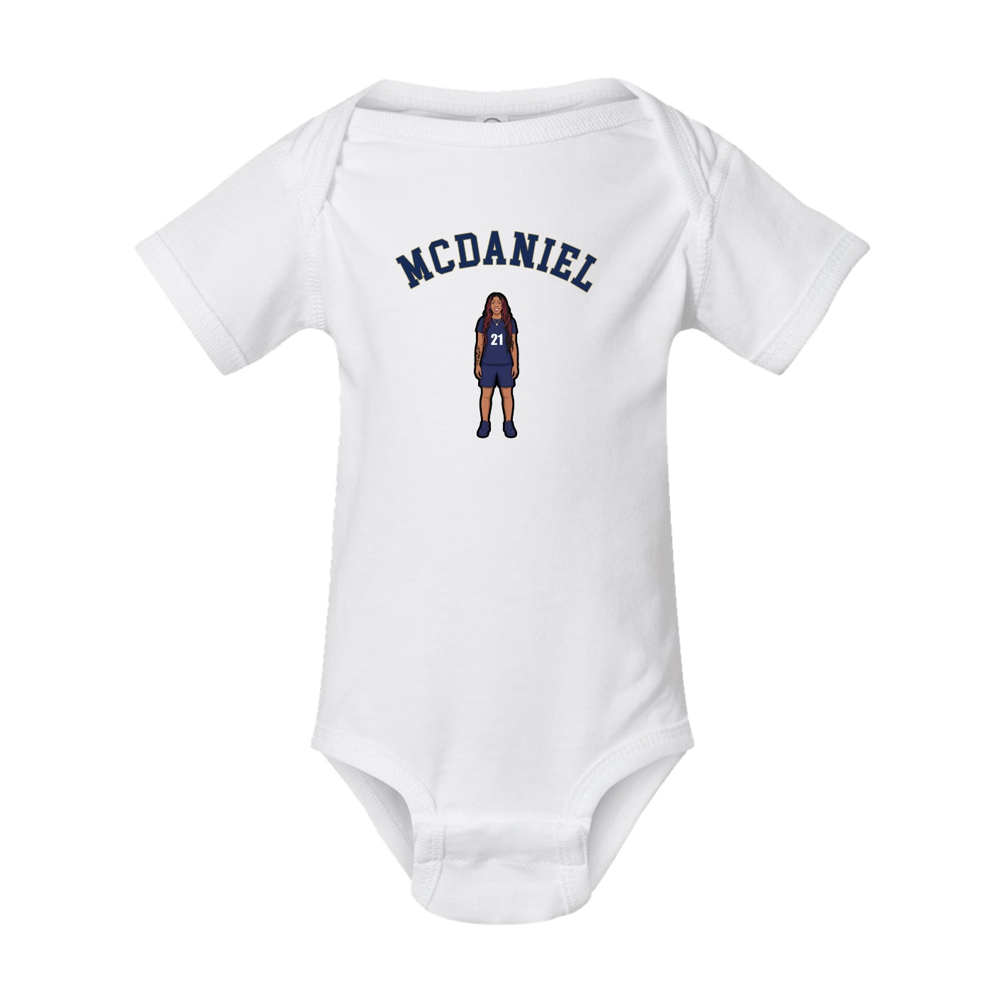 Baby Onesie — Shirsey Arch in White