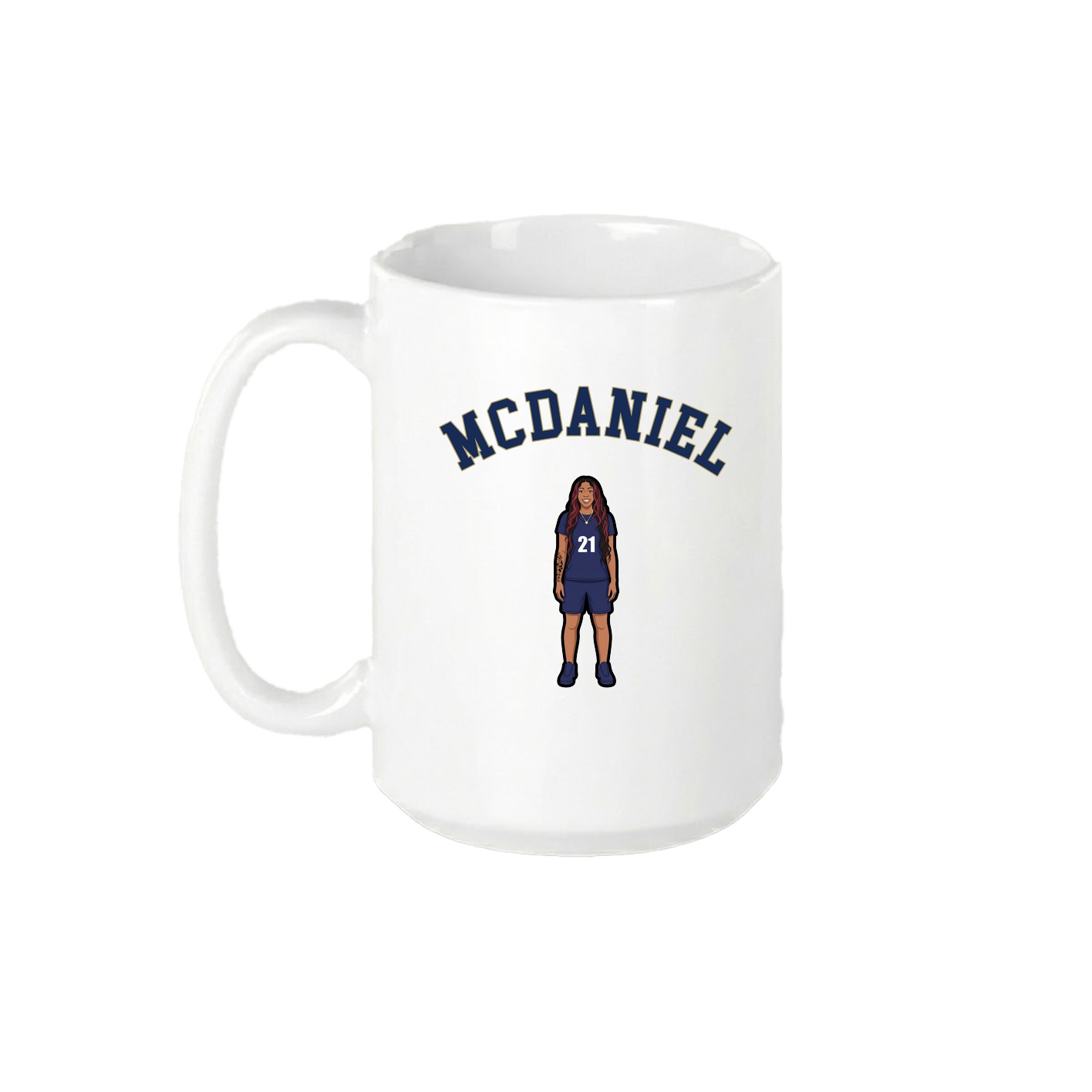 15oz Coffee Mug — Shirsey Arch in White