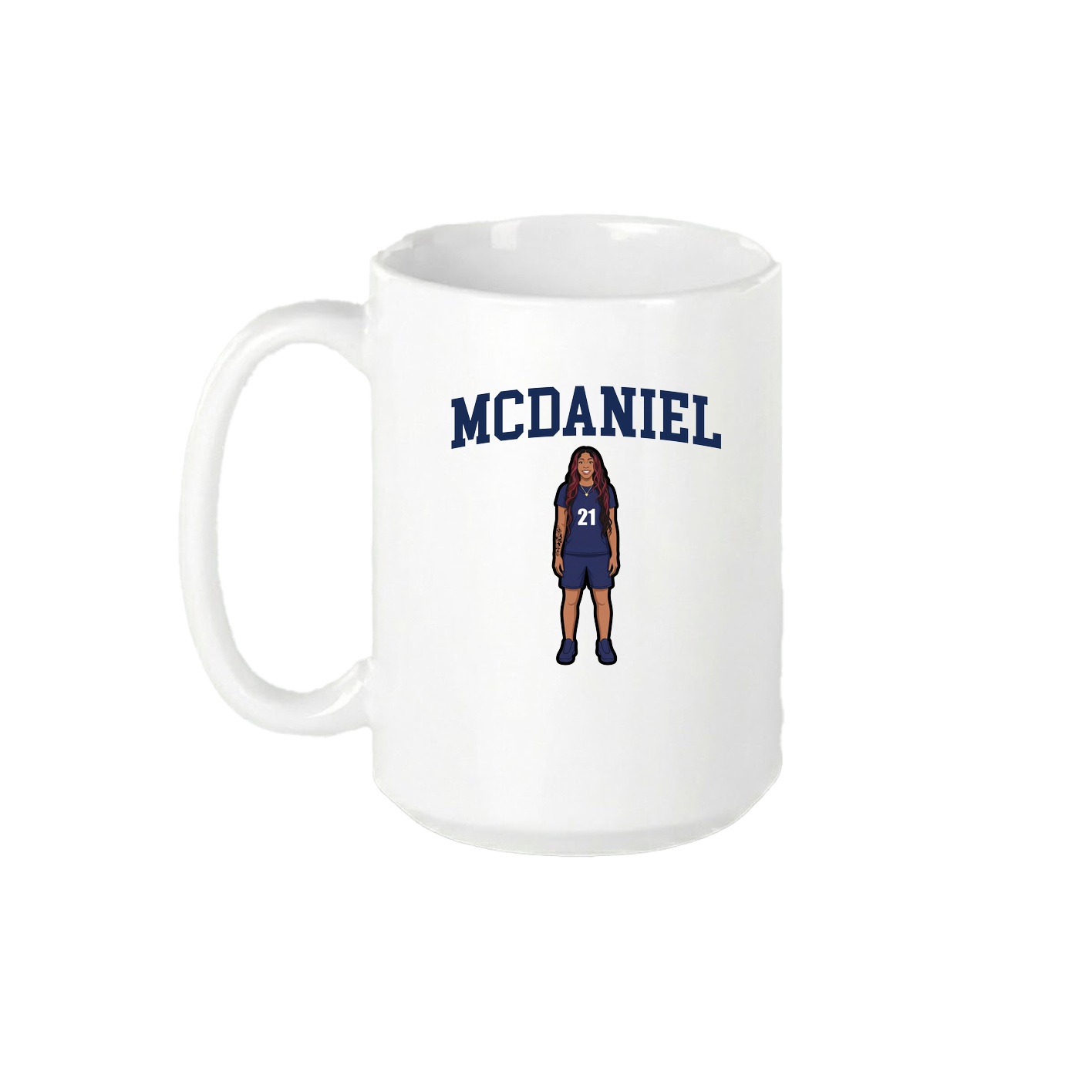 15oz Coffee Mug — Shirsey in White