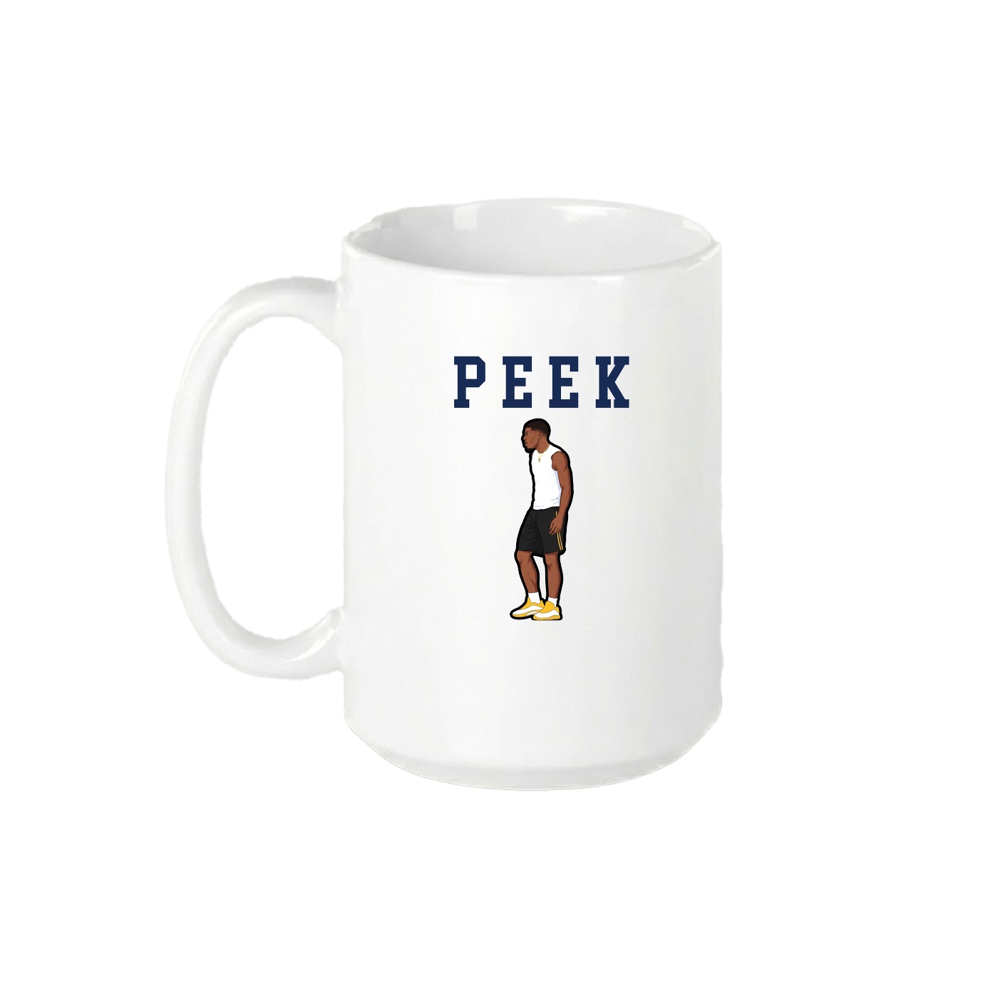 15oz Coffee Mug — Shirsey in White