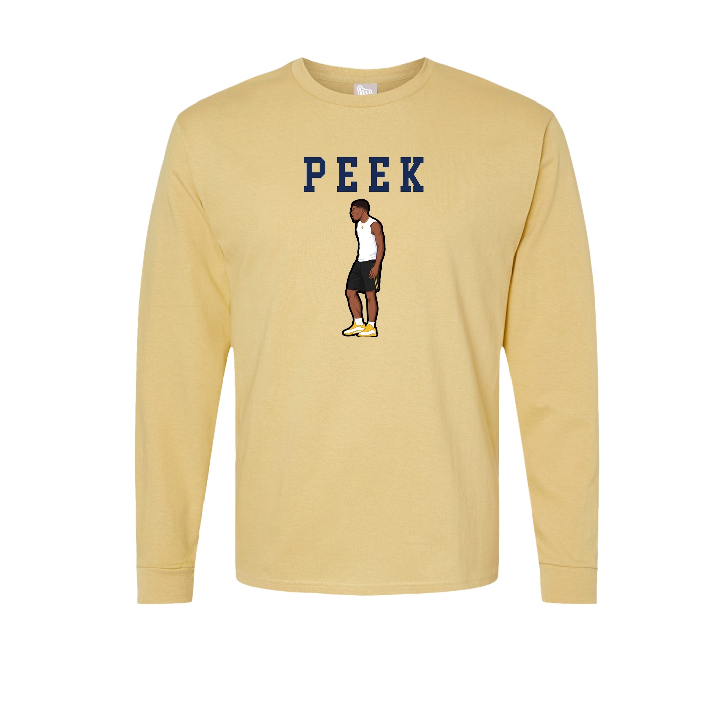 Long Sleeve Tee — Shirsey in Vegas Gold