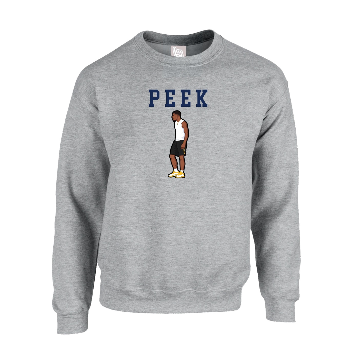 Fleece Crew — Shirsey in Grey