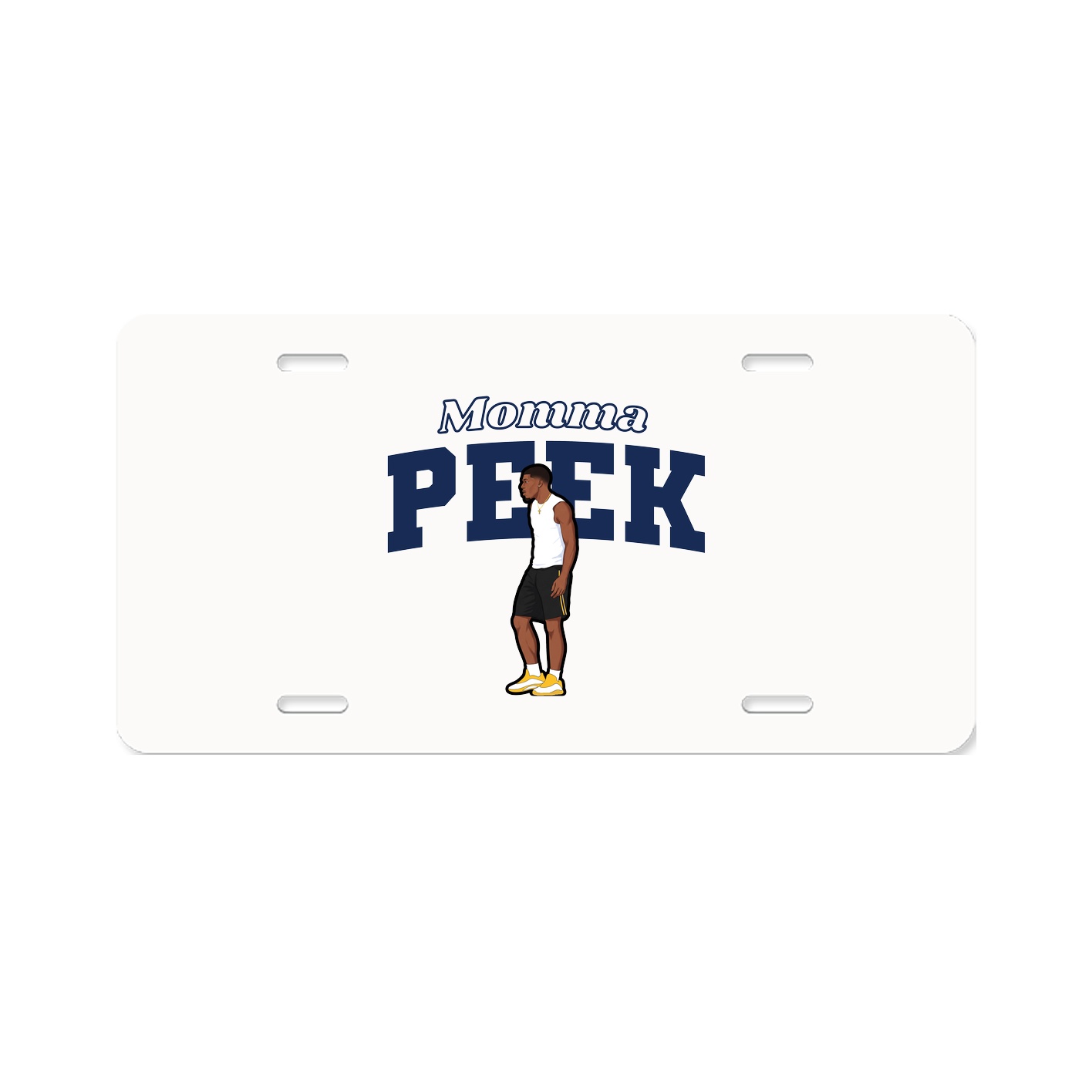 License Plate — Mothers Day Block in Classic