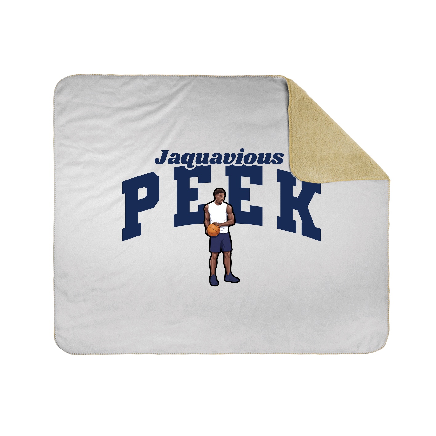 Throw Blanket — Signature Arch in White