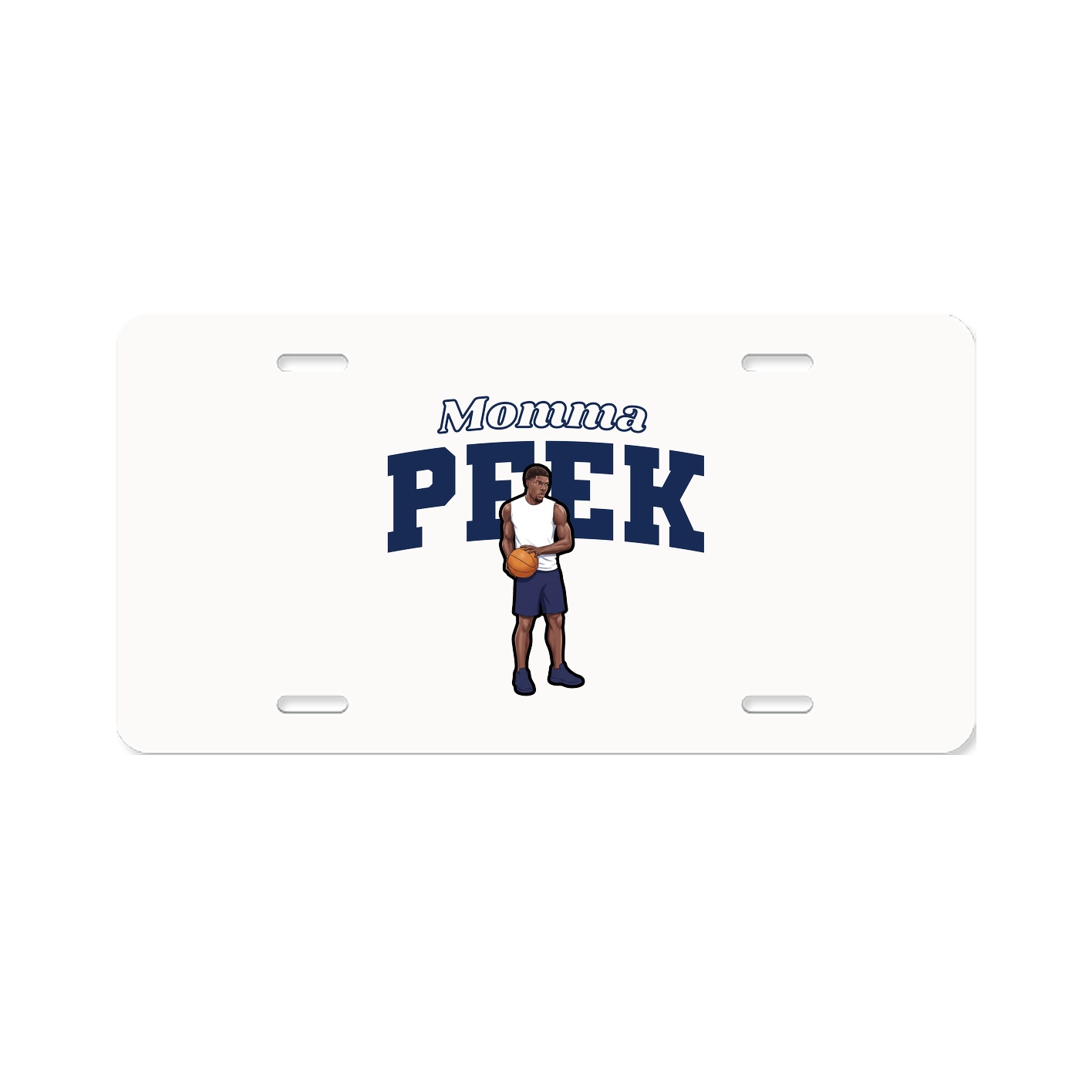License Plate — Mothers Day Block in Classic