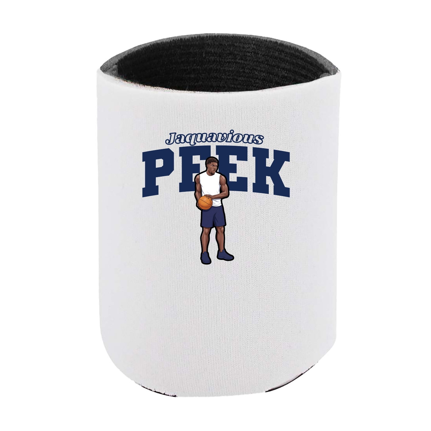 Can Holder — Name Arch in White