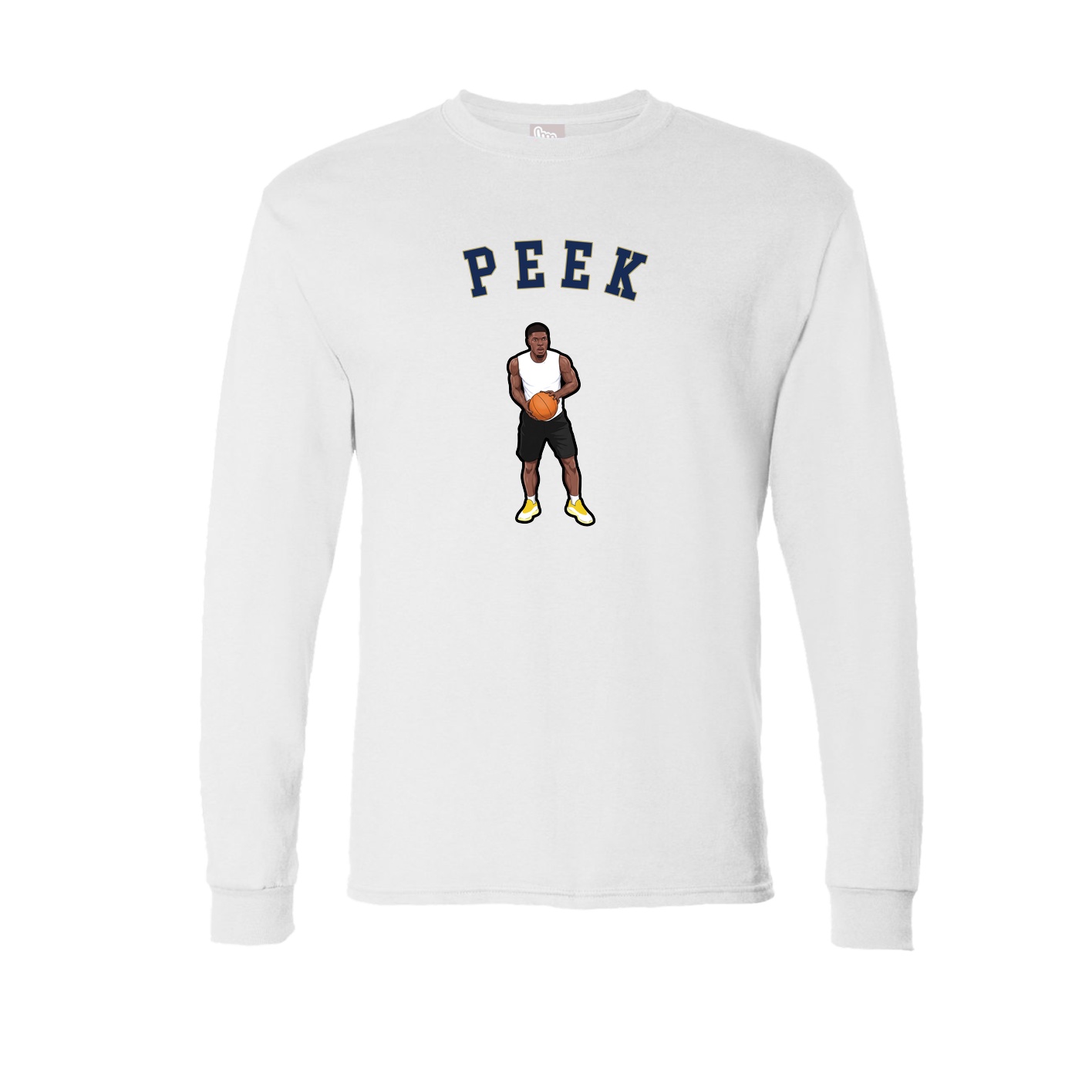 Long Sleeve Tee — Shirsey Arch in White