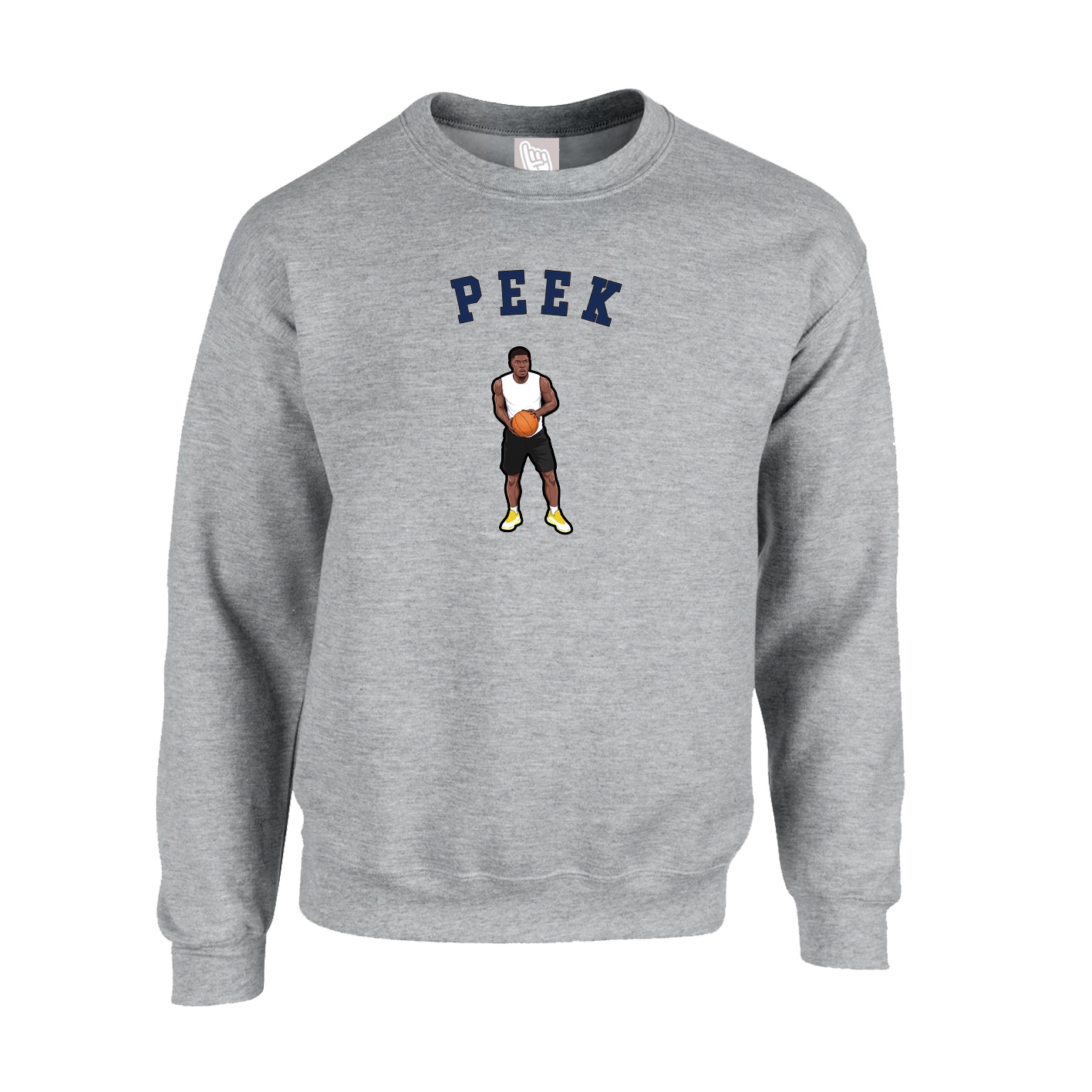Fleece Crew — Shirsey Arch in Grey