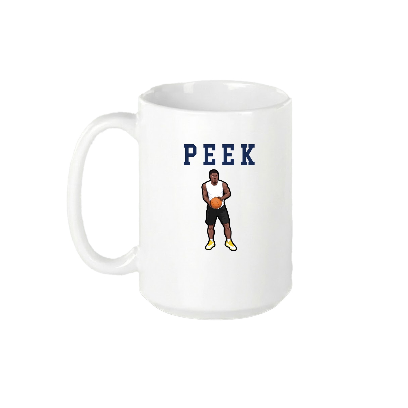 15oz Coffee Mug — Shirsey in White