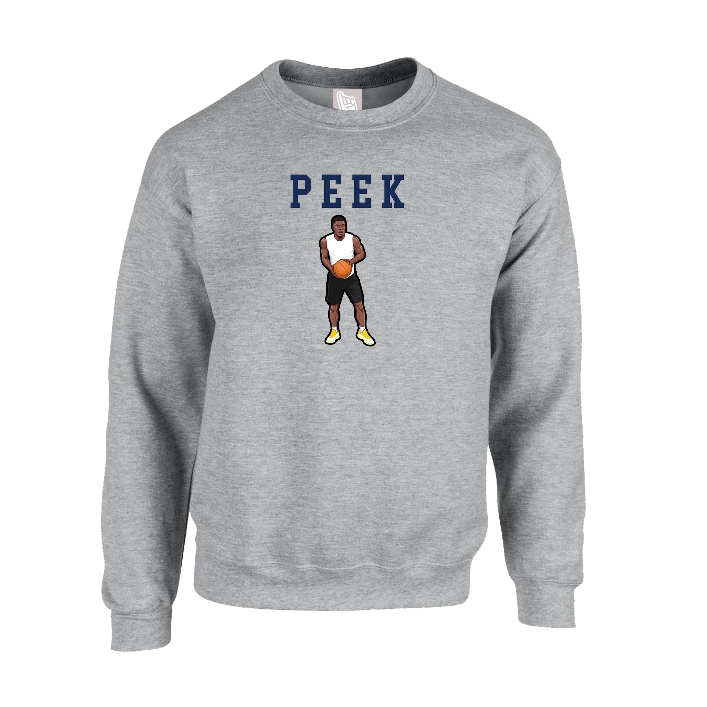 Fleece Crew — Shirsey in Grey