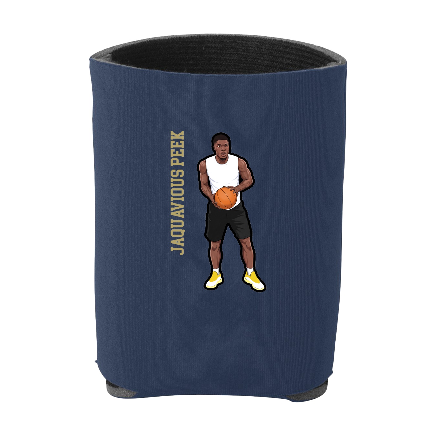 Can Holder — Name Vertical in Navy