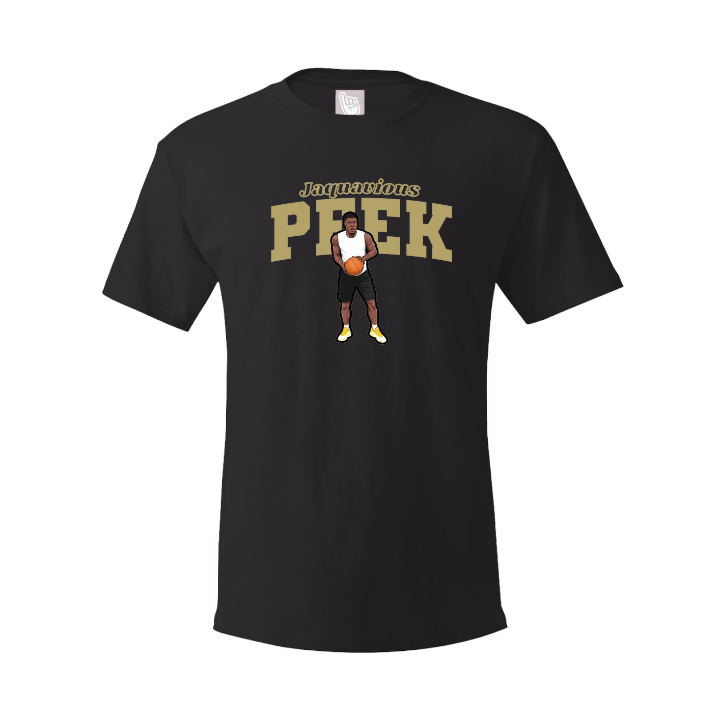 Youth Tee — Name Arch in Black