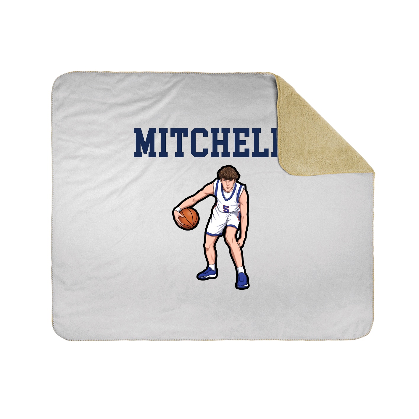 Throw Blanket — Shirsey in White