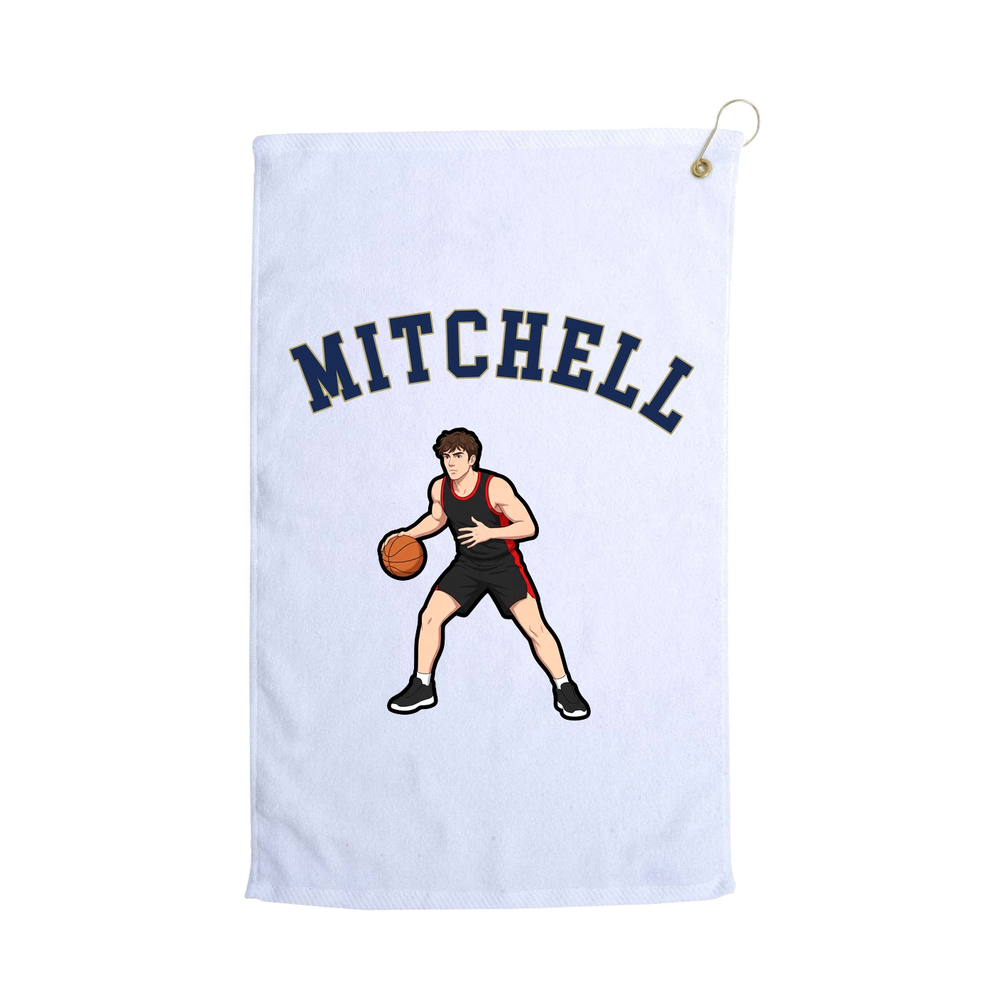 Golf Towel — Shirsey Arch in White