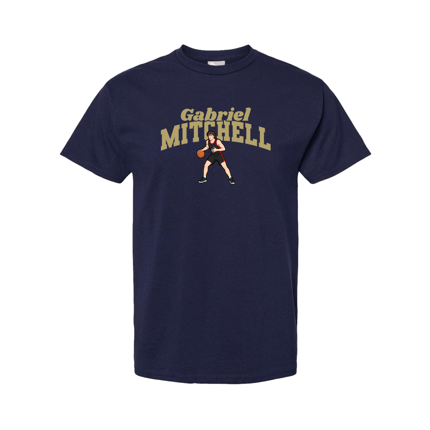 Tee — Signature Arch in Navy
