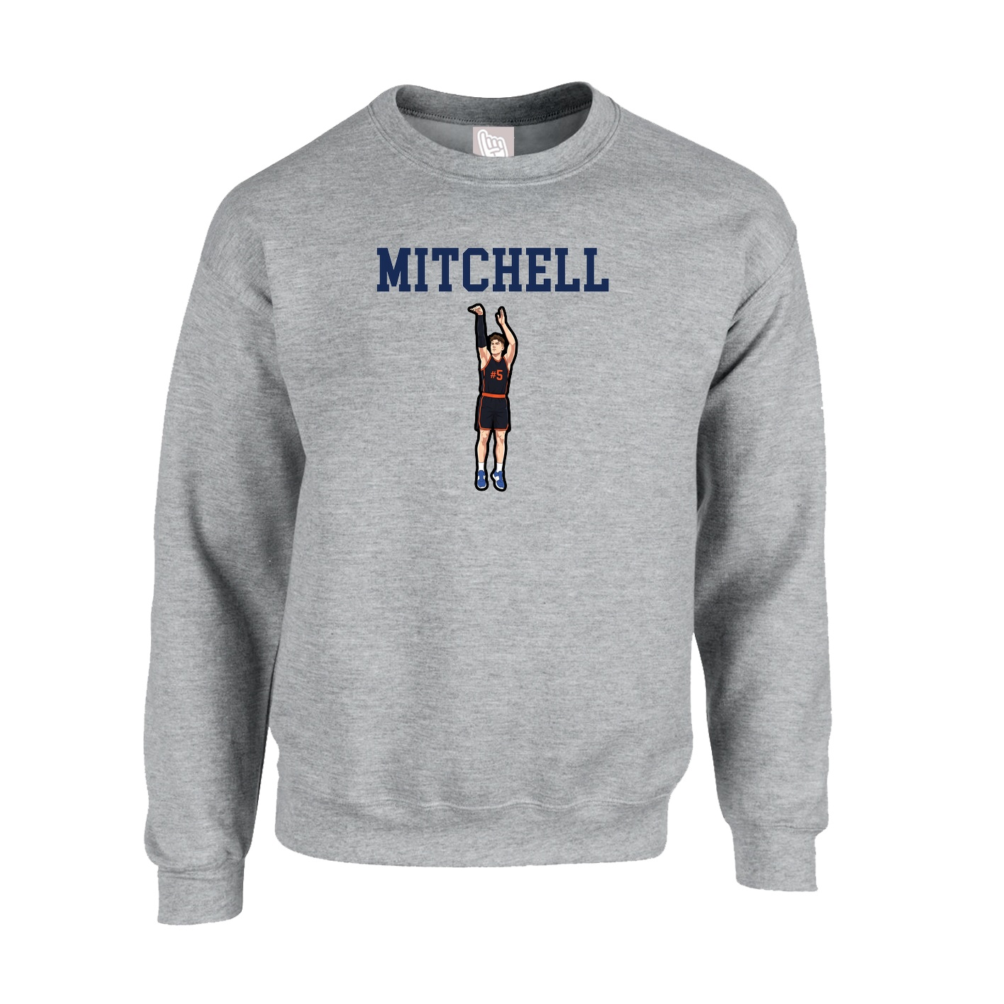 Fleece Crew — Shirsey in Grey