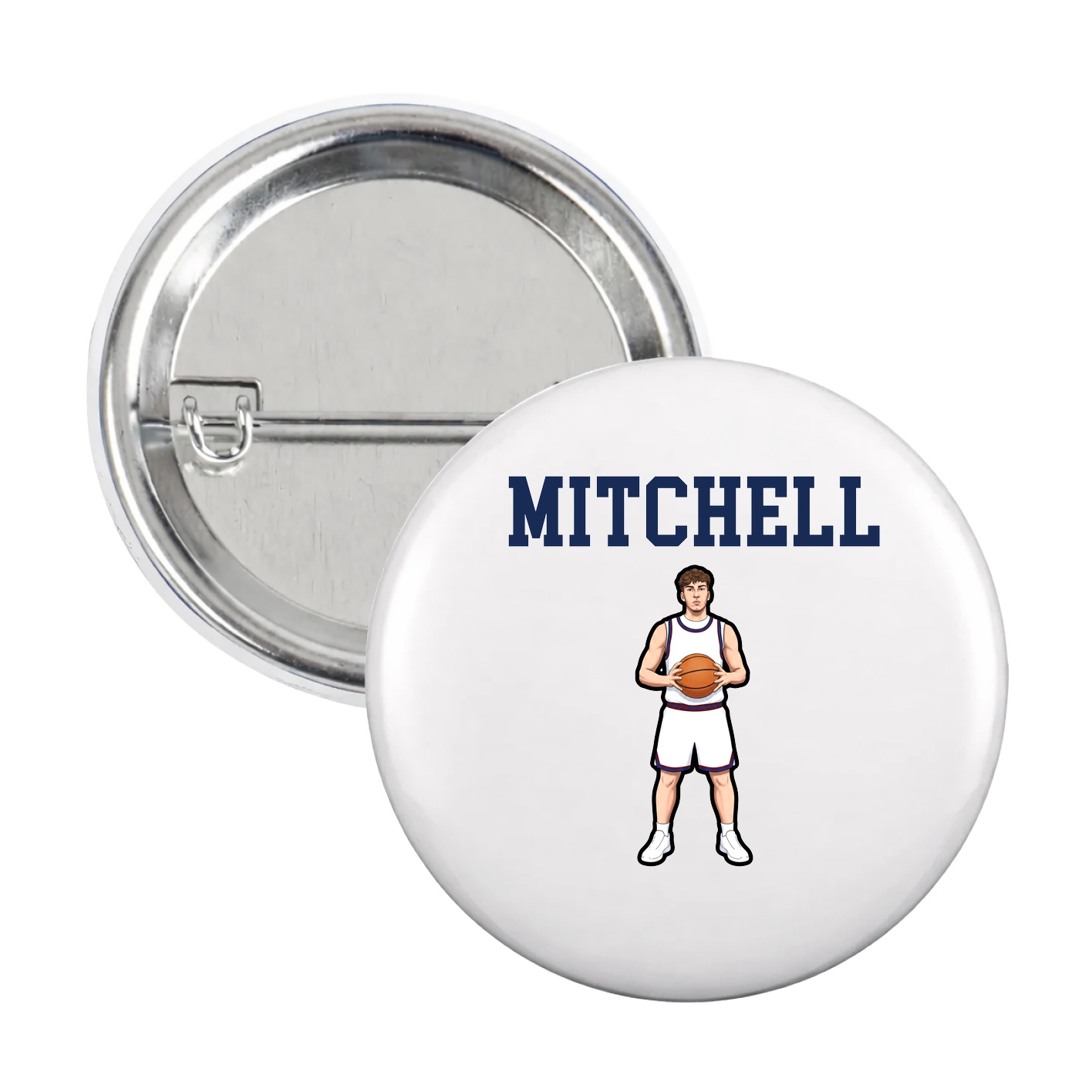 Game Day Button — Shirsey in White