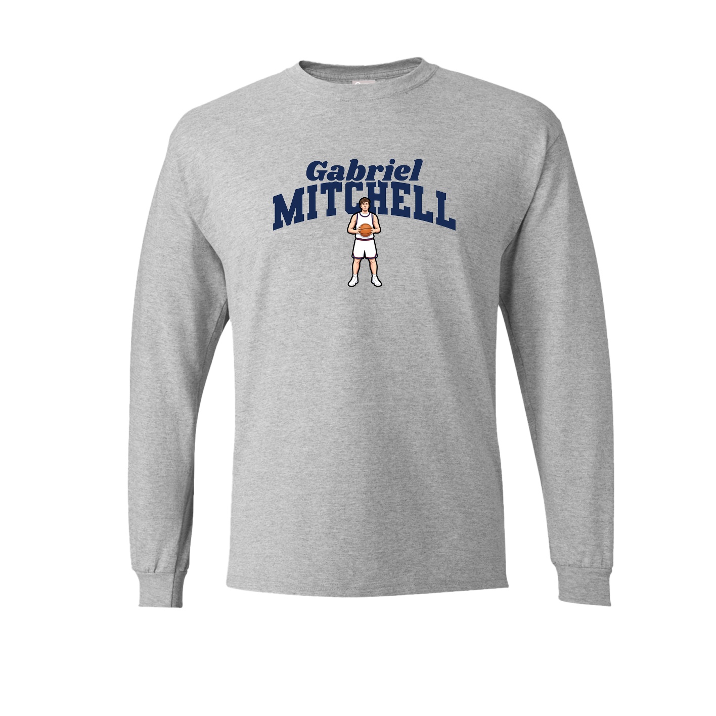 Long Sleeve Tee — Signature Arch in Grey