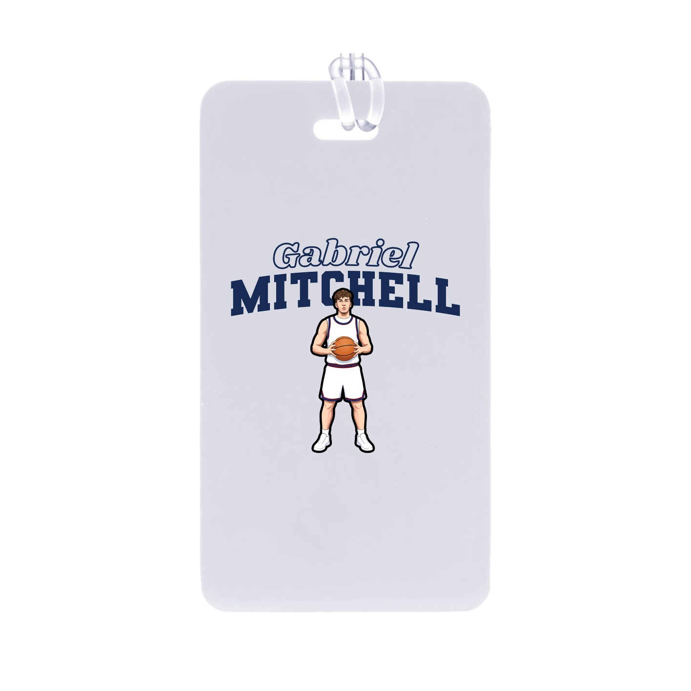 Bag Tag — Name Arch in Classic