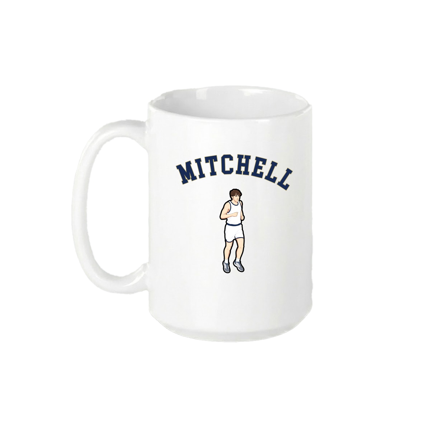 15oz Coffee Mug — Shirsey Arch in White