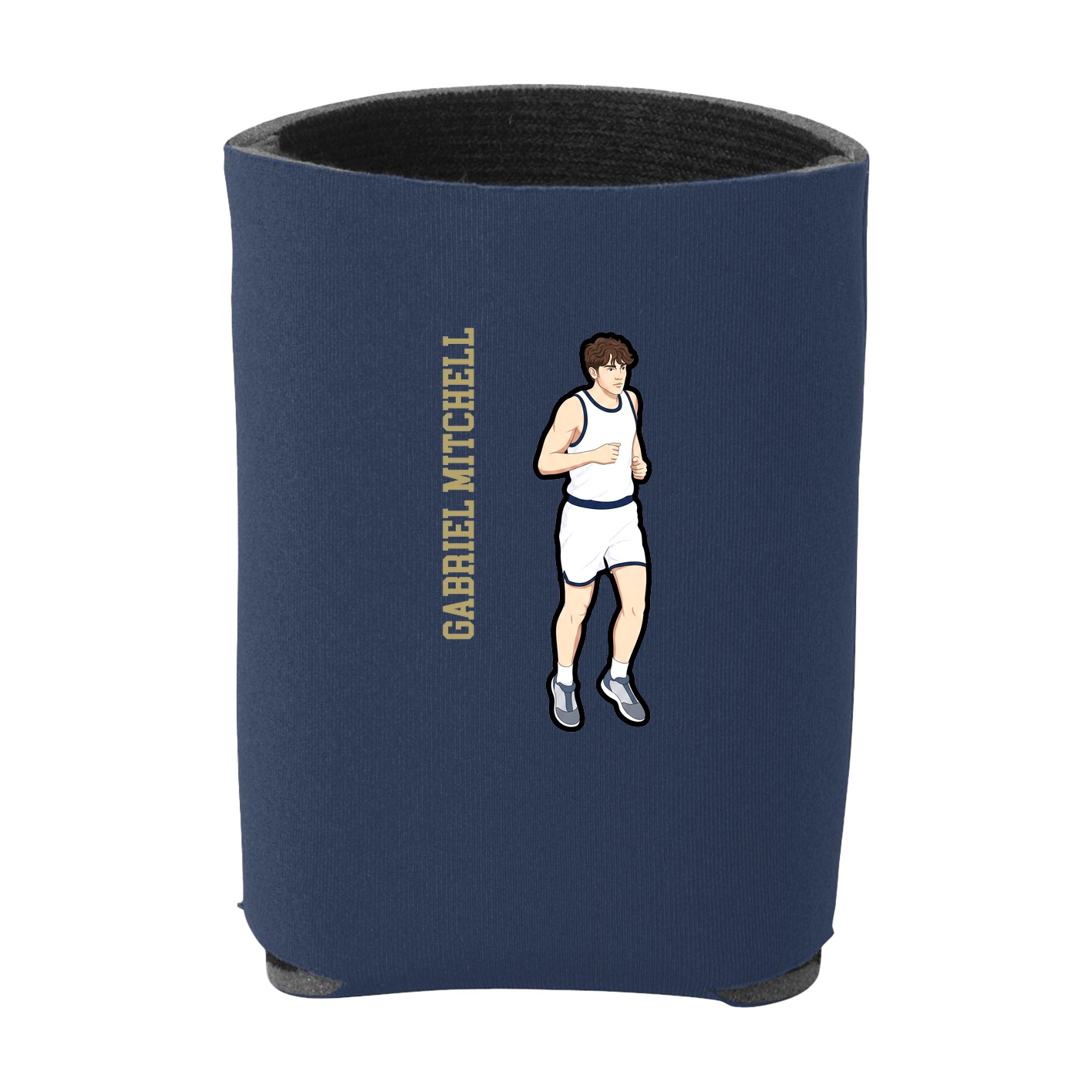 Can Holder — Name Vertical in Navy
