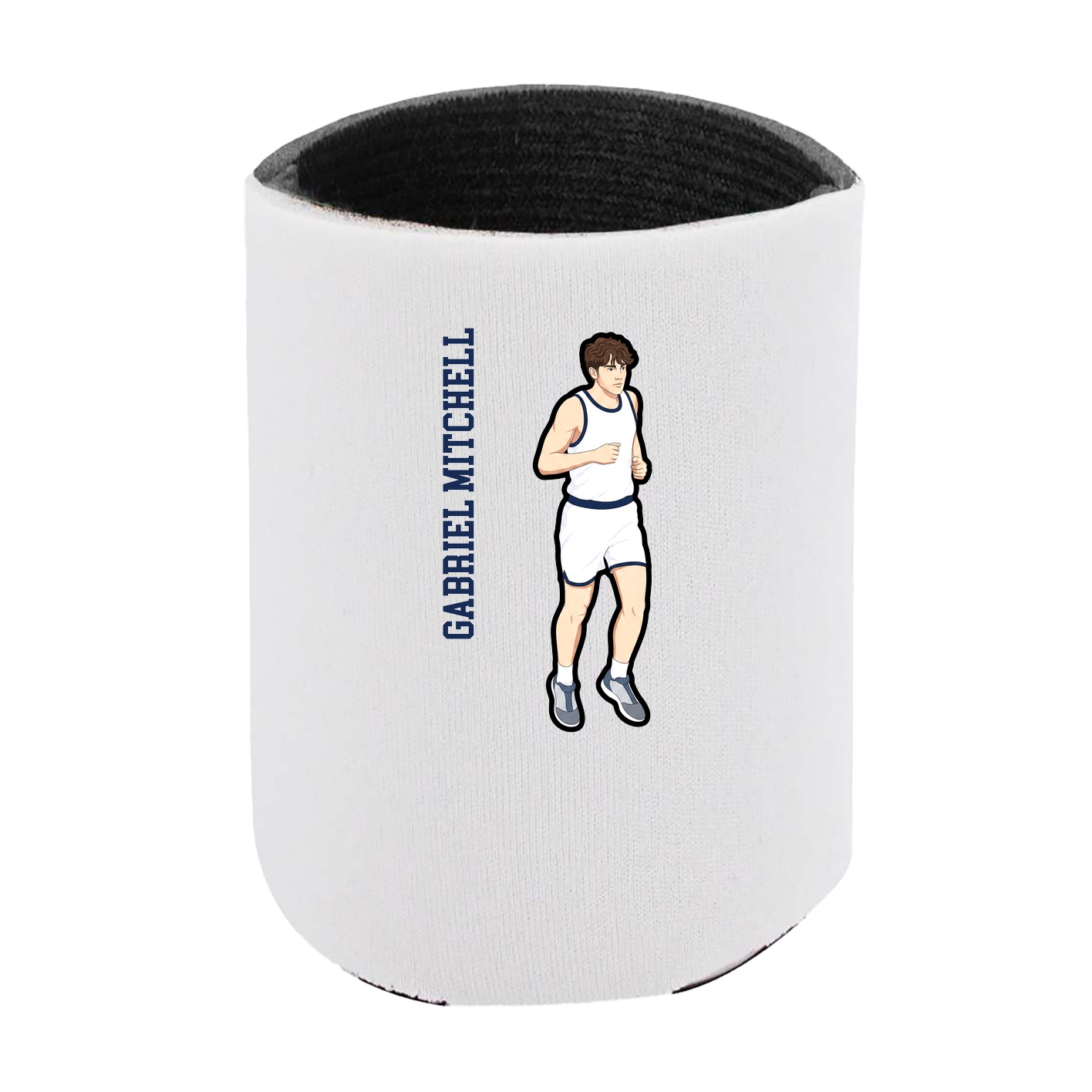 Can Holder — Name Vertical in White